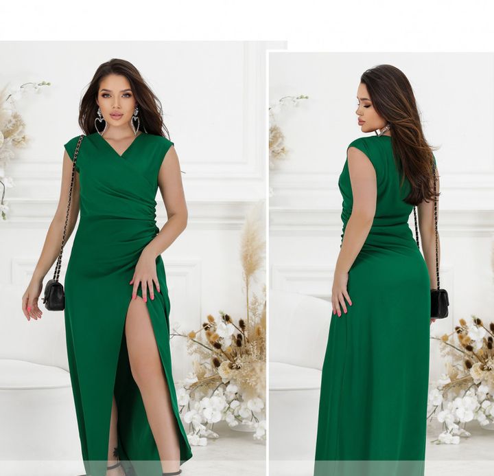Купить Платье №1099Н-Зеленый, 48, Minova