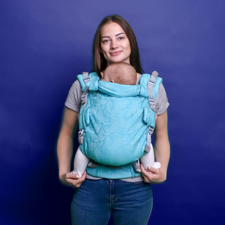 Buy Ergo Backpack Adjustable from Birth Adapt Turquoise Leaf (0-48 Months)