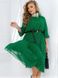 Платье №2448-Зеленый-Черный, 46-48, Minova