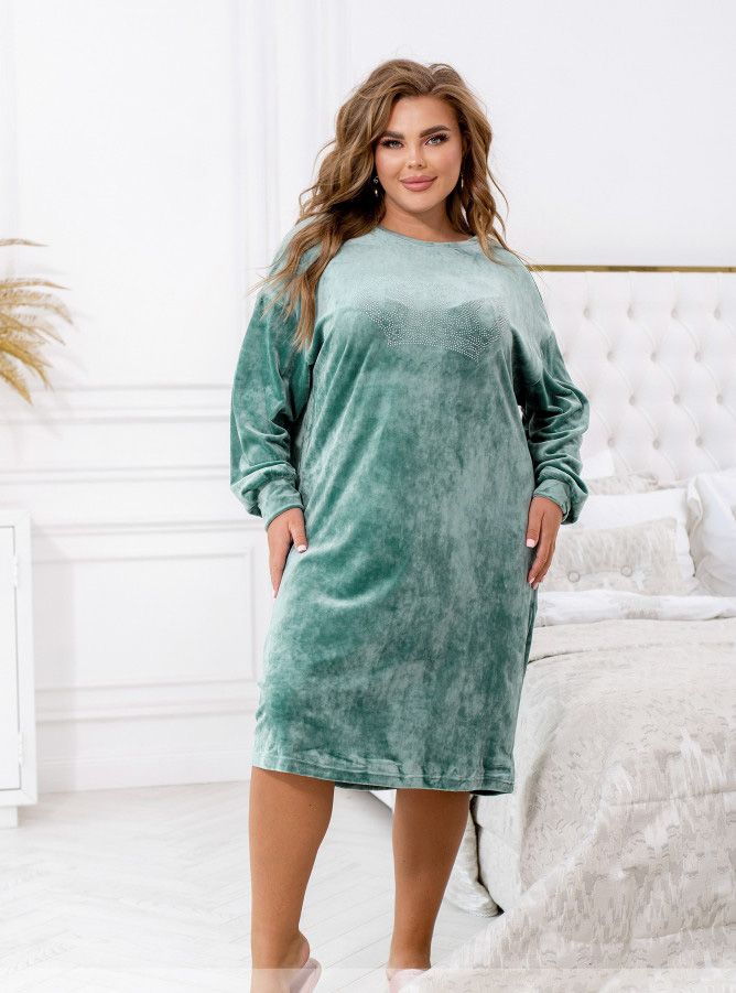 Buy Home Dress №2324-Mint, 66-68-70, Minova