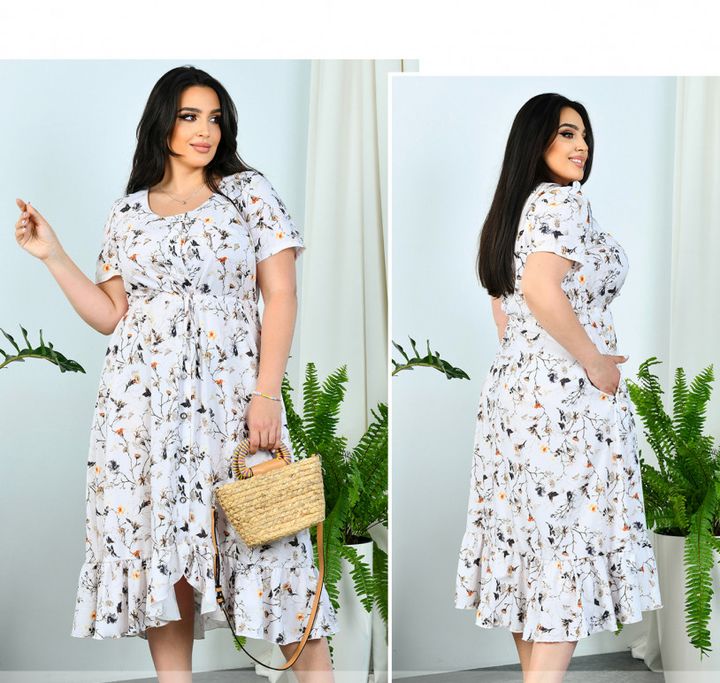 Buy Dress №21-107-Milky, 64-66, Minova