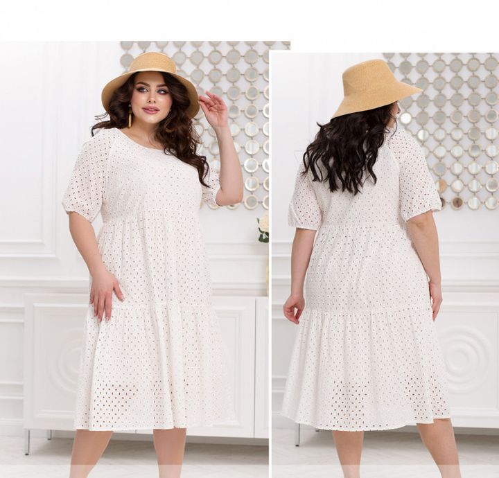 Buy Dress №21-27-Milky, 54, Minova