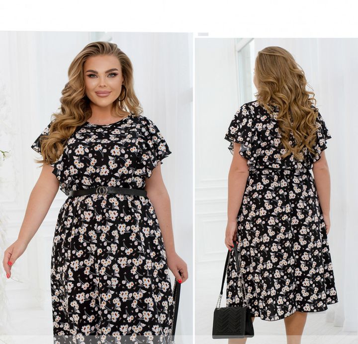 Buy Dress №2457-Black, 66-68, Minova