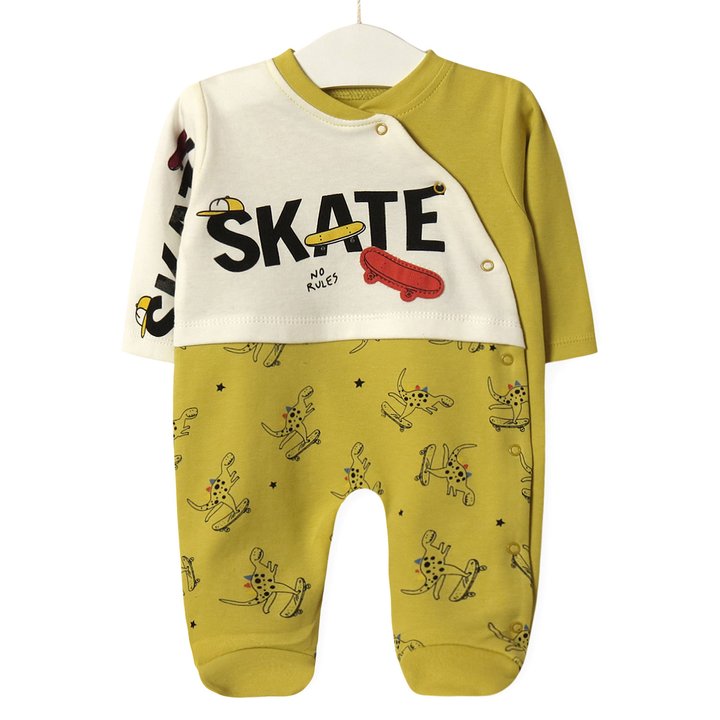 Buy Baby man Skateboard, 3 months, Green, 53634, Twetoon