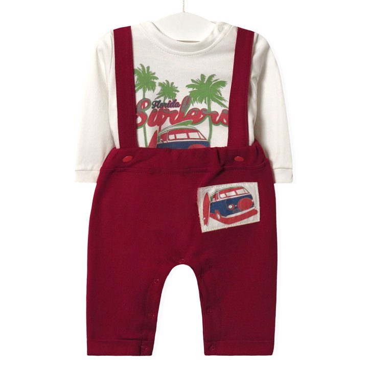 Buy Suit for boy 2 in 1 Red surfers, 3 months, red, 54601, Twetoon