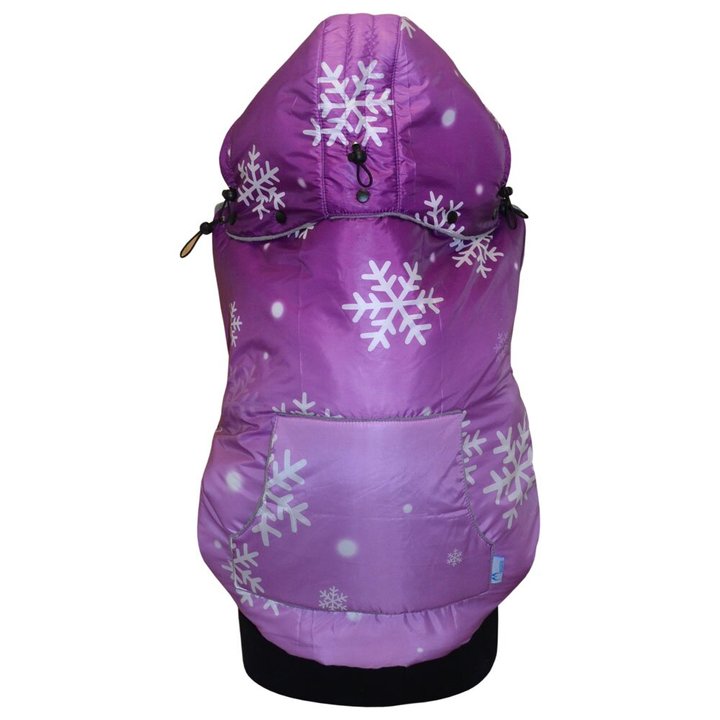 Buy Crimson winter sling cape with snowflakes