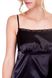 Silk nightgown Black 40, F50041, Fleri