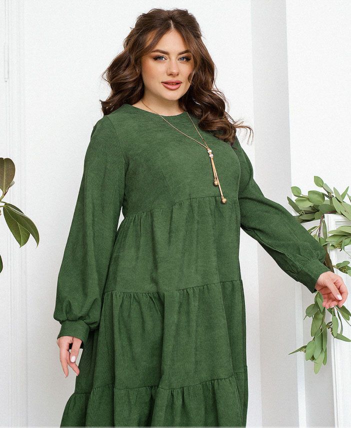 Купить Платье №2326-зеленый, 66-68, Minova