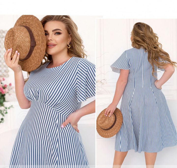 Buy Dress №3169B-Blue, 52-54, Minova