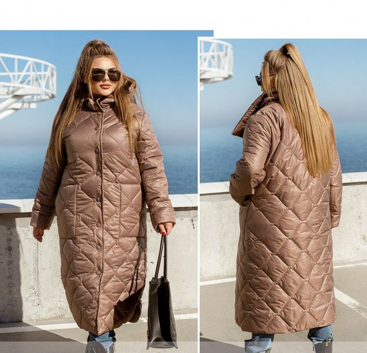 Купити Куртка жіноча №2412-капучино, 66-68, Minova