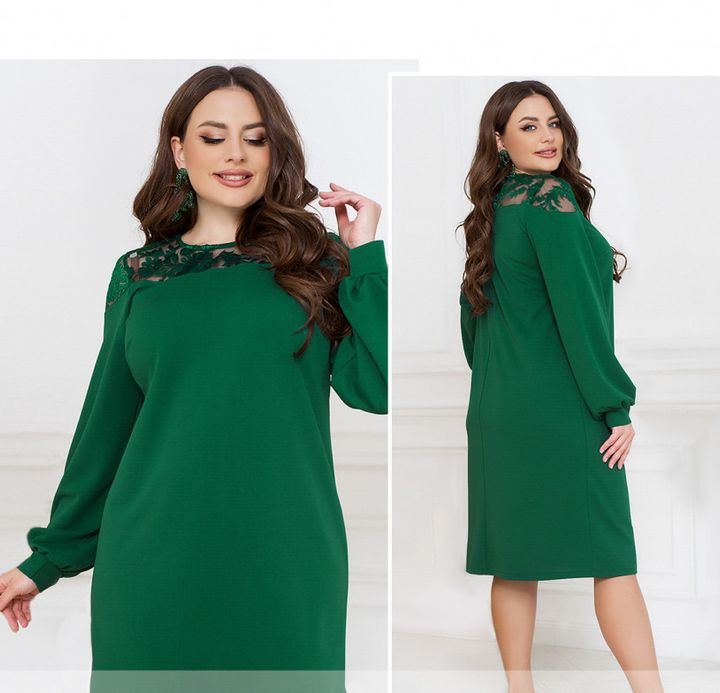 Купить Платье №2329-зеленый, 46-48, Minova