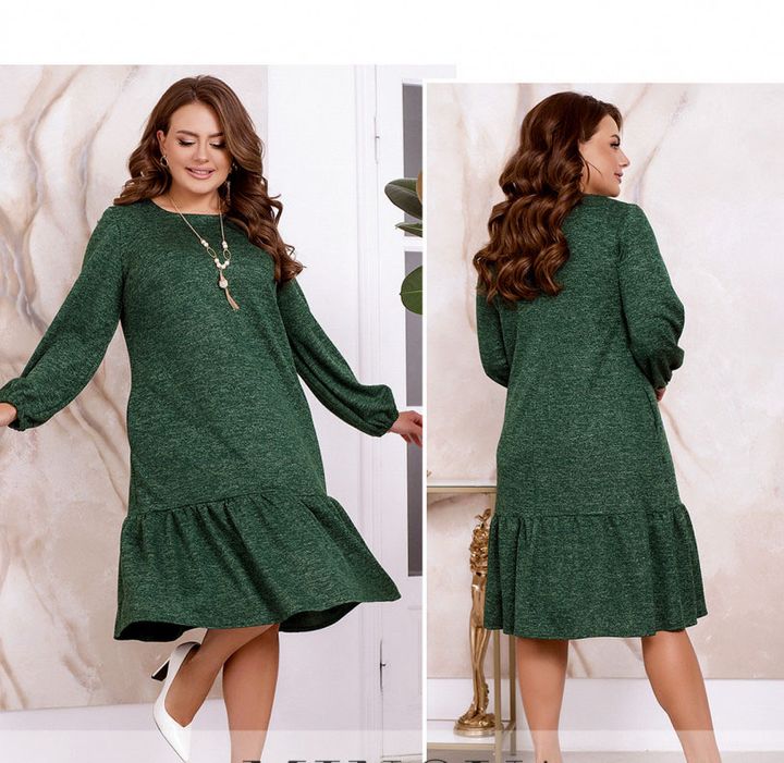 Buy Dress №2316-Green, 66-68, Minova