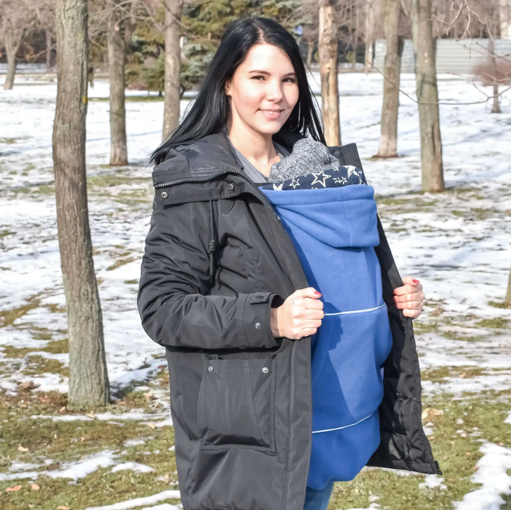 Buy Fleece sling cape, blue, 0-36 months