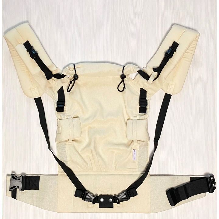Buy Ergonomic backpack for a newborn Adapt beige linen (0-18 months)