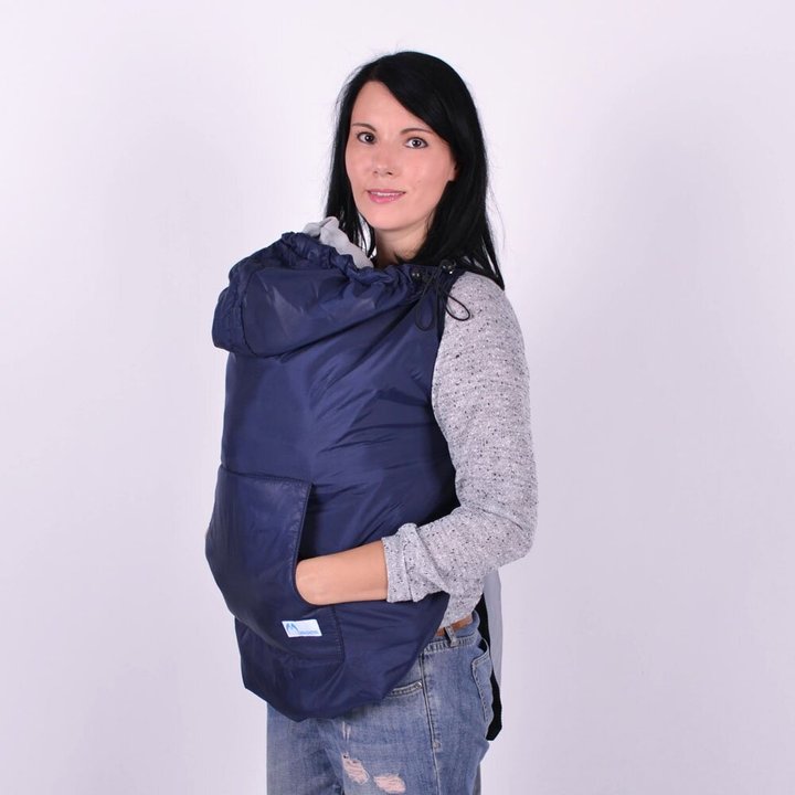 Buy Baby sling cape winter dark blue
