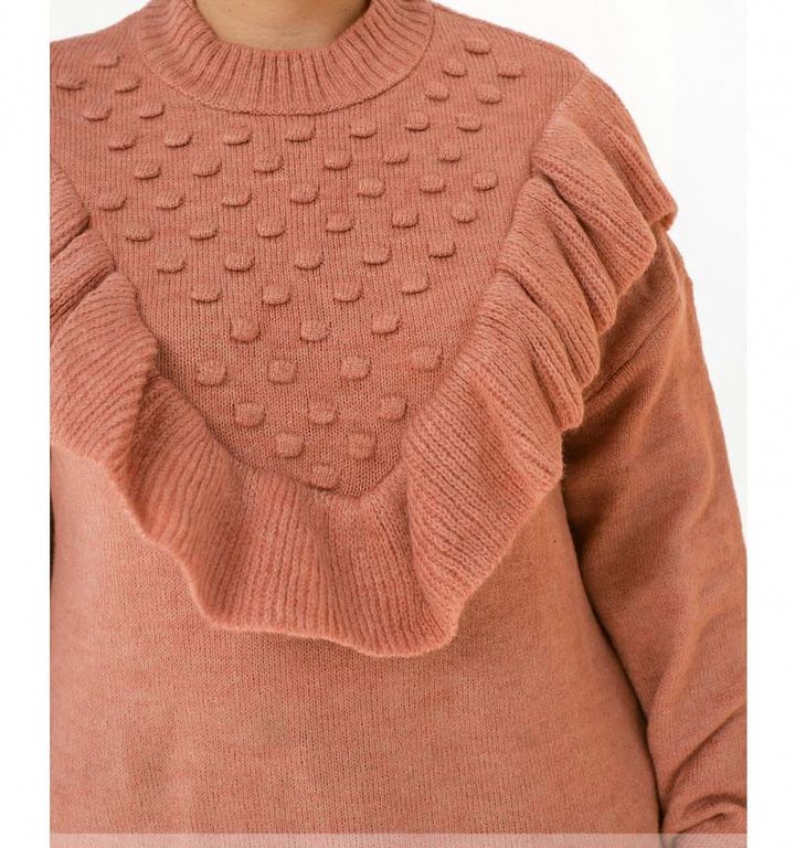 Buy Sweater №7862-pink, Universal (50-58), Minova
