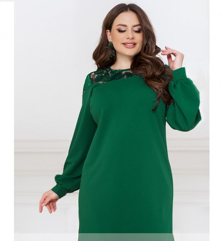 Купить Платье №2329-зеленый, 46-48, Minova