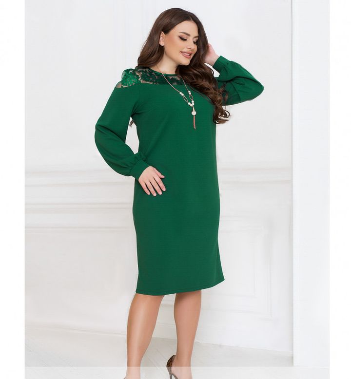 Buy Dress №2329-green, 46-48, Minova