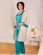 Women's home suit 3 pcs, art. 2097B, turquoise, 50-52, Minova