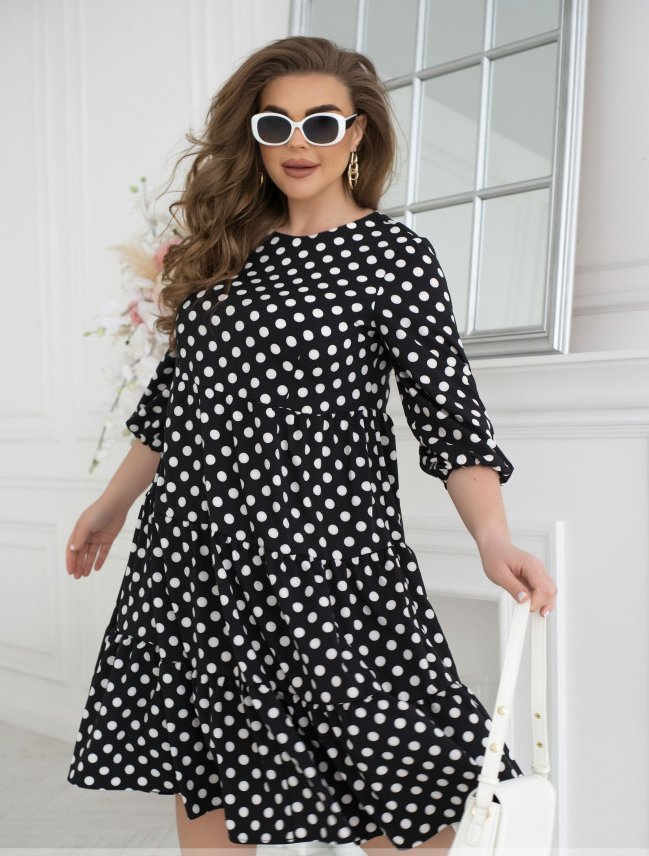 Buy Dress №2504-Black, 66-68, Minova