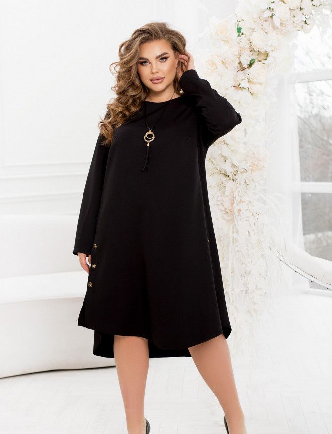 Buy Dress №2435-Black, 66-68, Minova