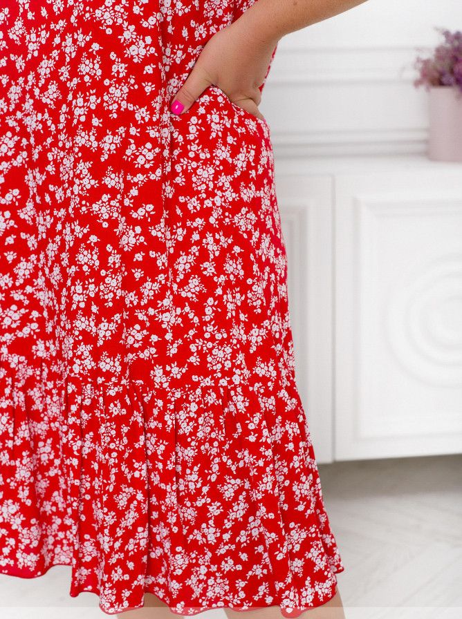Buy Dress №2464-Red, 66-68, Minova