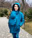 Softshell sling jacket 3 in 1 turquoise