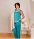 Women's home suit 3 pcs, art. 2097B, turquoise, 50-52, Minova