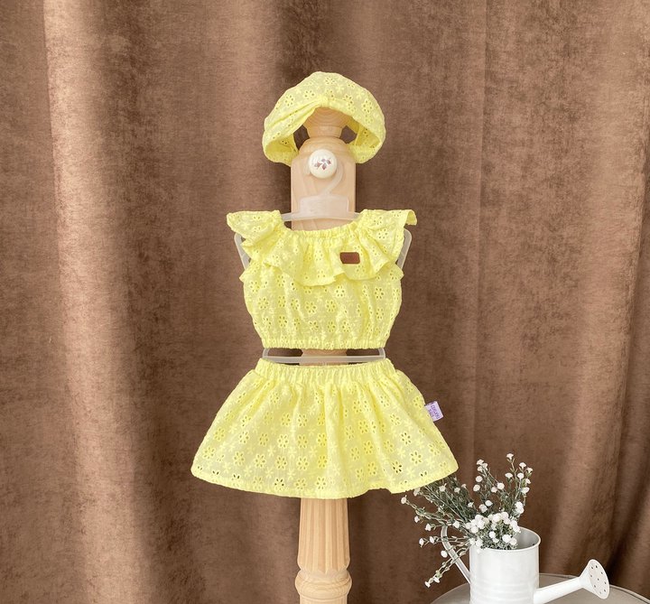 Купить Набор "Air Flower" желтый, 68-80, Kid's Fantasy