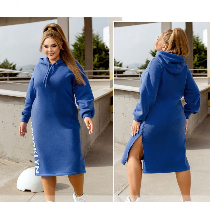 Buy Women's dress №2401-blue, 66-68-70, Minova