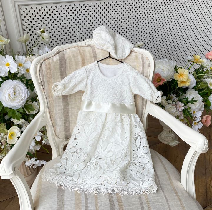 Buy "Openwork" set for discharge and christening, White, 80, Kid's Fantasy