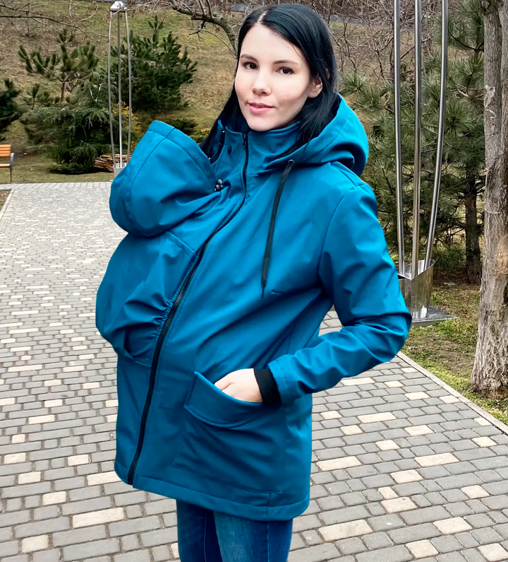 Buy Softshell sling jacket 3 in 1 turquoise