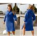 Women's dress №2401-blue, 42-44-46, Minova