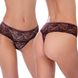Thong panties, Raisin, 44, F20005, Fleri