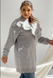 Sweater №7862-grey, Universal (50-58), Minova