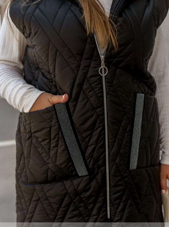 Buy Women's vest №2388-black, 66-68, Minova