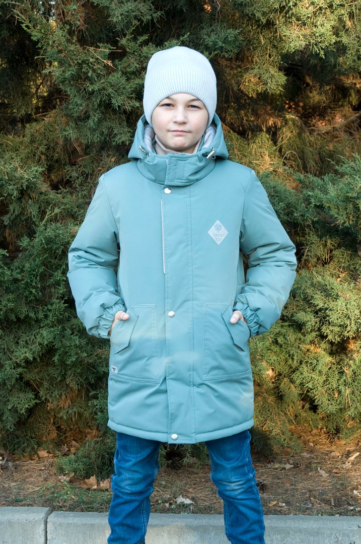 Купить Детская зимняя куртка, размер 134, Модный карапуз