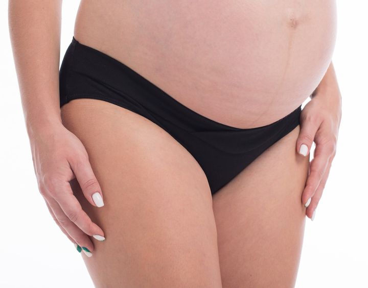 Buy Panties for pregnant women without lace, black, 46, 4001, Kinderly