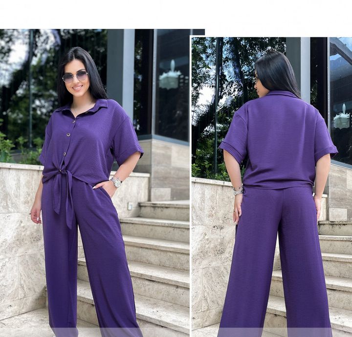 Buy Suit №4142-Purple, 62-64, Minova