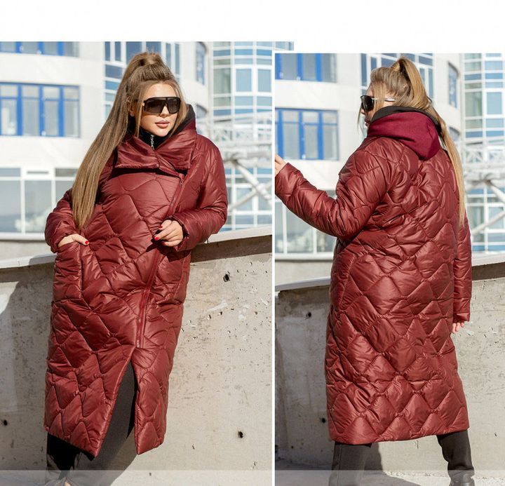 Купить Куртка женская №2415-бордо, 68-70, Minova