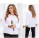 Блуза №2393-Белый, 58-60, Minova