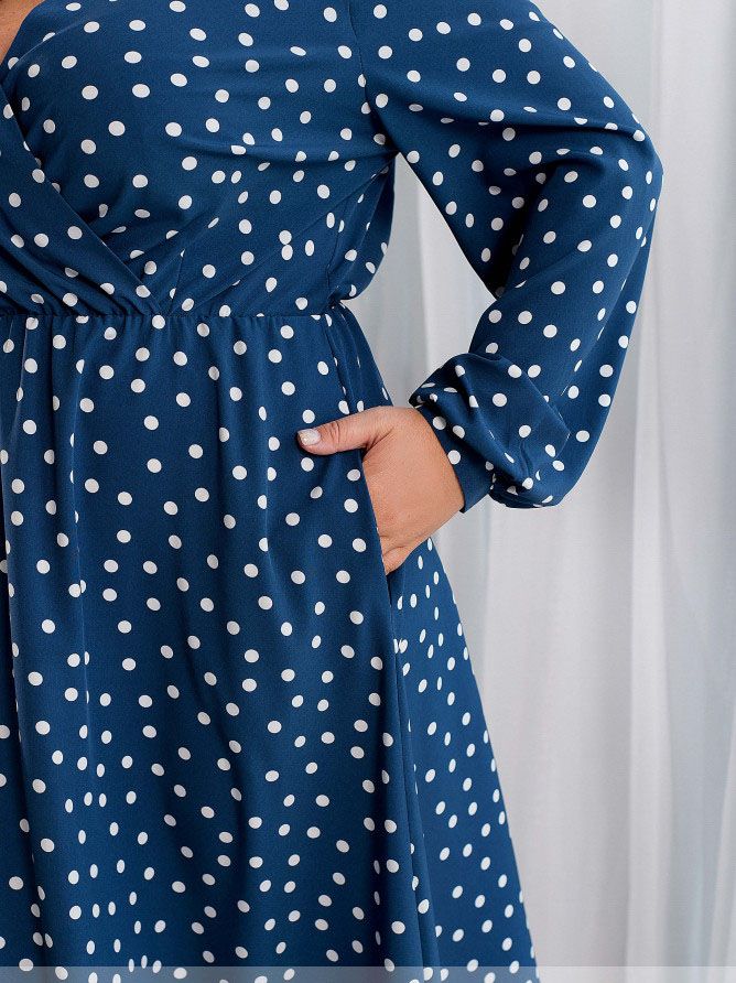 Buy Dress №2467-Dark Blue, 66-68, Minova