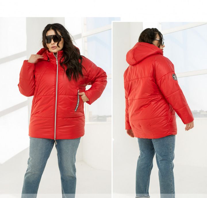 Купить Куртка №8-332-Красный, 64-66, Minova