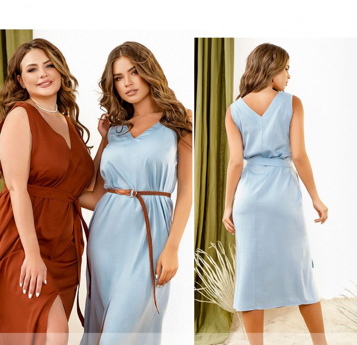Buy Women's dress No. 2291-blue, 46-48, Minova