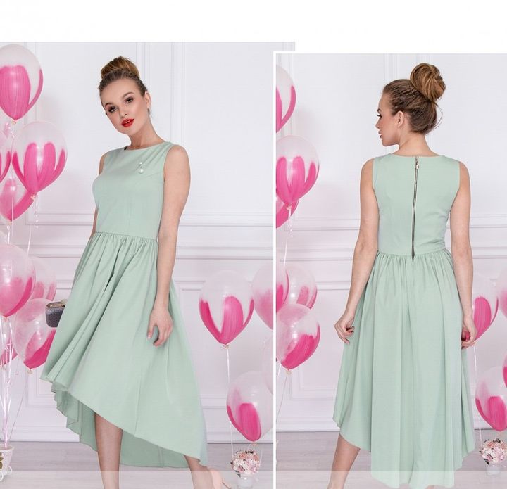 Buy Women's dress No. 8584-menthol,48, Minova