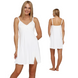 Women's nightgown with lace Champagne 38, F60049, Fleri