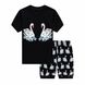 Children's pajamas Swans, black, 90, Wibbly pigbaby
