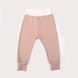 Pants with open legs, beige, 1009, 68 Kinderly