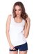 T-shirt wide shoulder strap White 36, F60013, Fleri