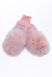 Buy Mittens, Peach with pearl effect, Av-101, size XL, Fiona